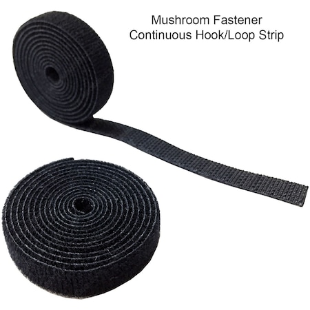 Electriduct Fasteners, Black, 1 PK VW-NL-MUSHROOM-BK-3